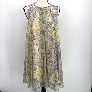 UEC BCBGENERATION floral a-line sleeveless mini dress size medium
